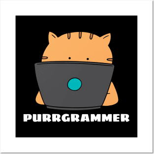 Purrgrammer | Cute Programmer Pun Posters and Art